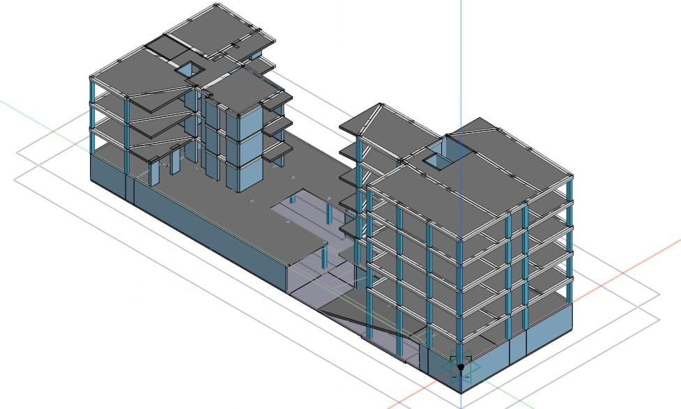 Nuovo edificio residenziale di sei piani