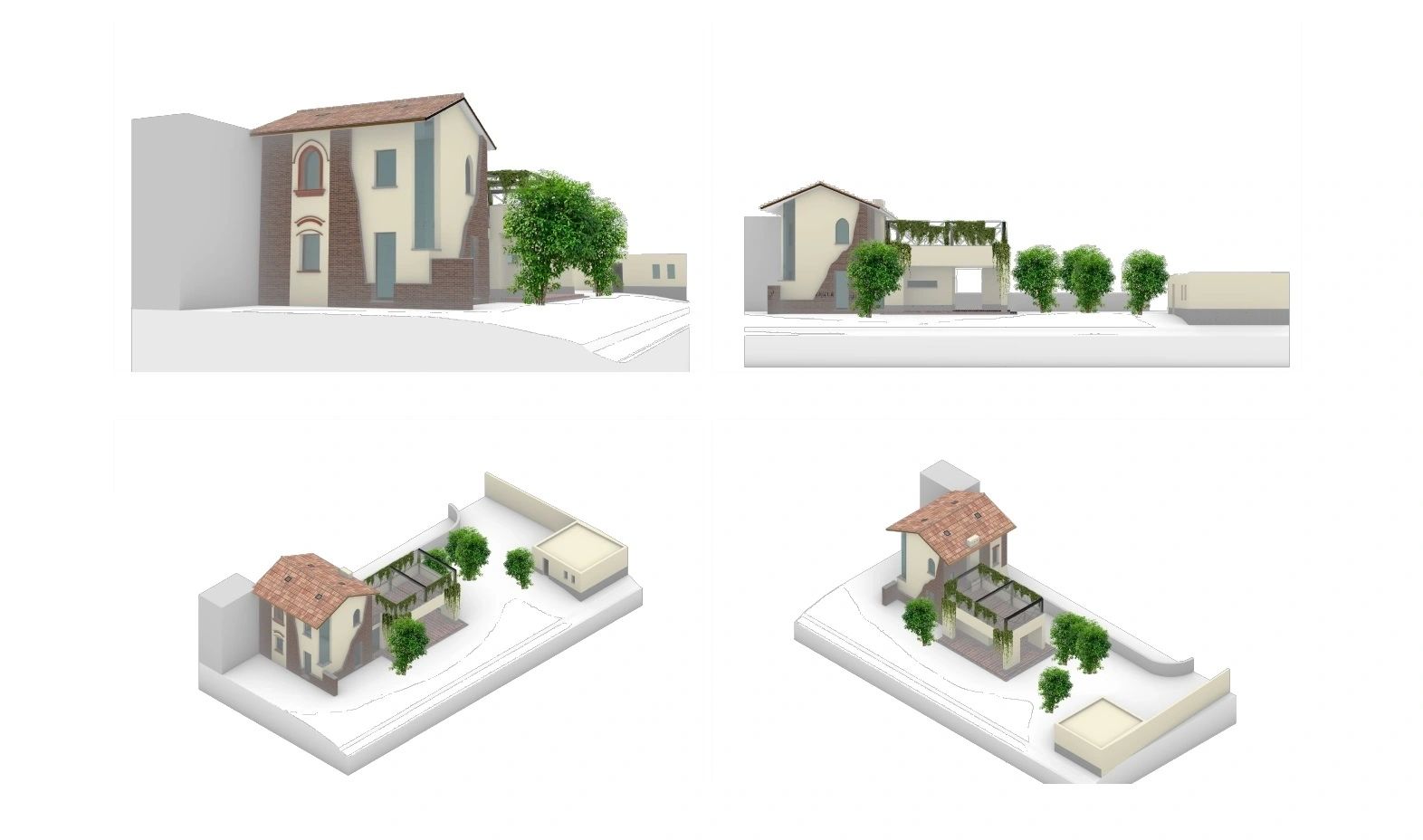 Render architettonico fotorealistico